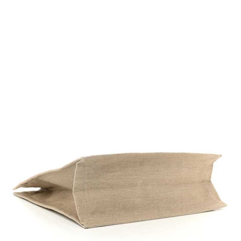 Saint Laurent Linen Calfskin Small Rive