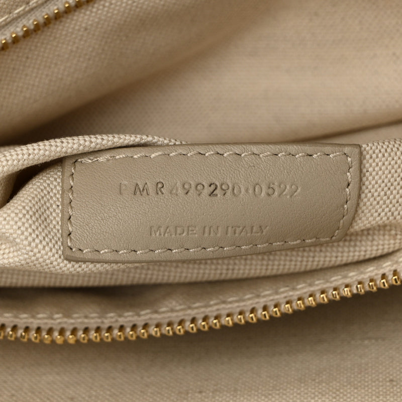 Saint Laurent Linen Calfskin Small Rive
