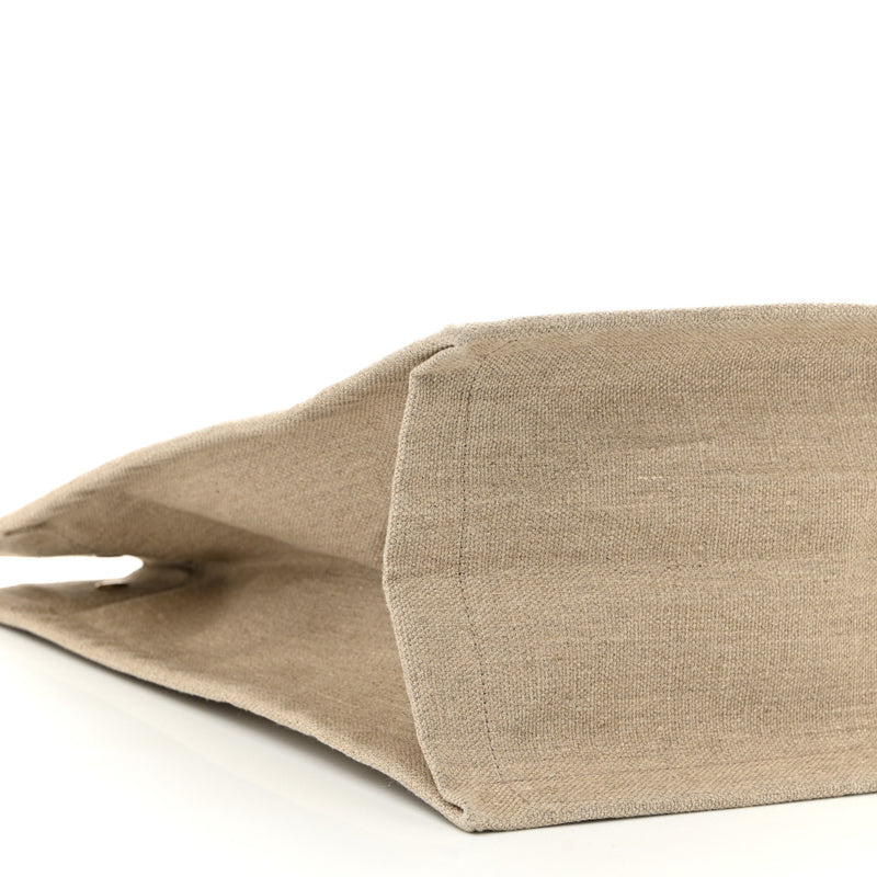 Saint Laurent Linen Calfskin Small Rive
