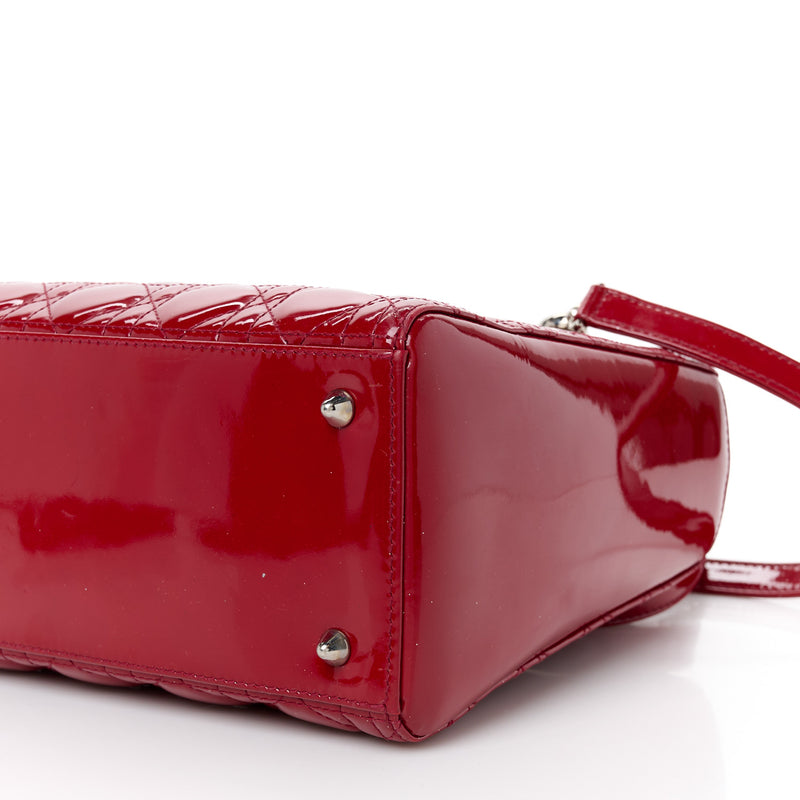 Christian Dior Patent Cannage Medium