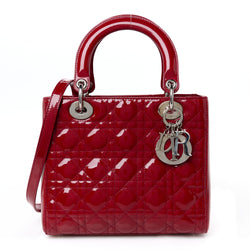 Christian Dior Patent Cannage Medium