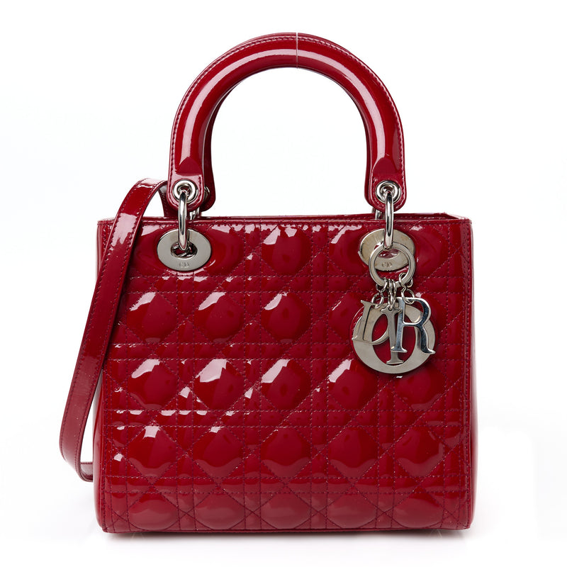 Christian Dior Patent Cannage Medium