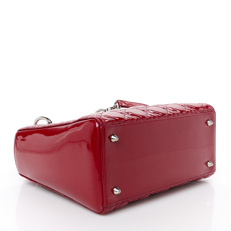 Christian Dior Patent Cannage Medium