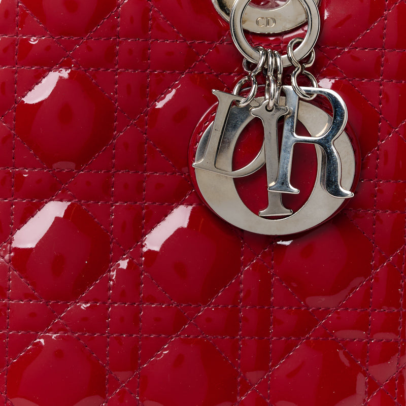 Christian Dior Patent Cannage Medium