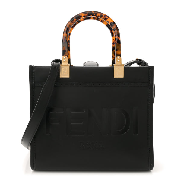 Fendi Vitello King Plexiglass Logo