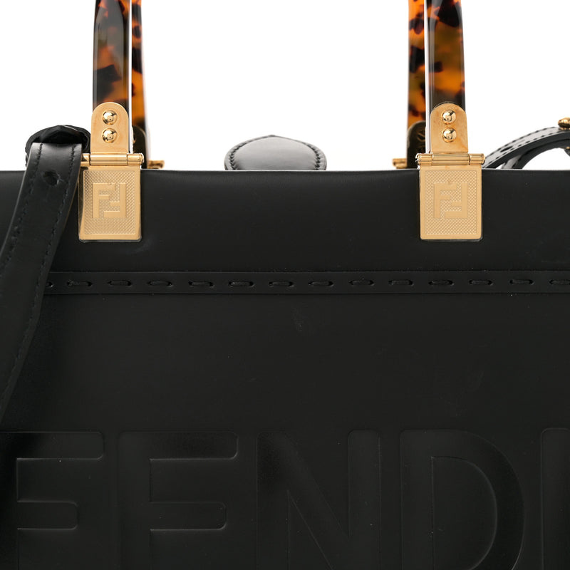 Fendi Vitello King Plexiglass Logo
