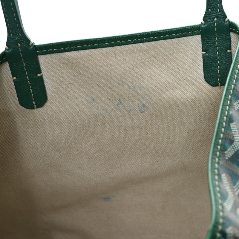 Goyard Goyardine Saint Louis Pm Green