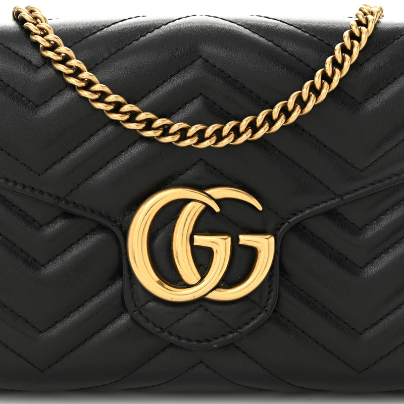 Gucci Calfskin Matelasse Gg Marmont