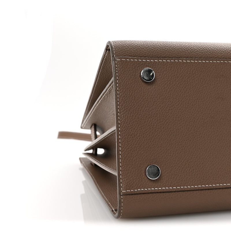 Saint Laurent Grained Calfskin Topstitch
