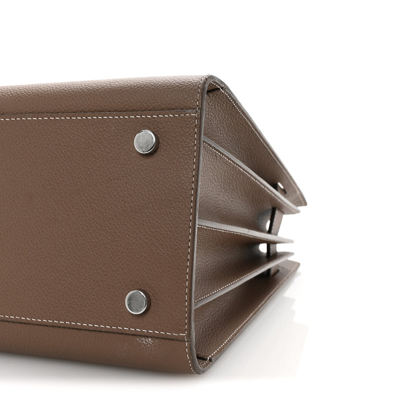 Saint Laurent Grained Calfskin Topstitch