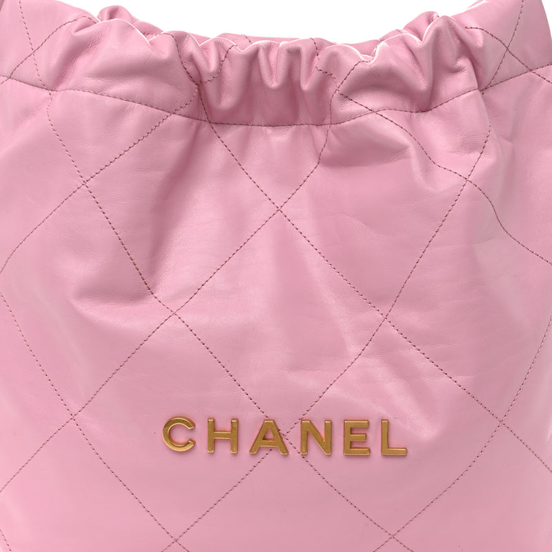 Chanel Shiny Calfskin Quilted Small 22
