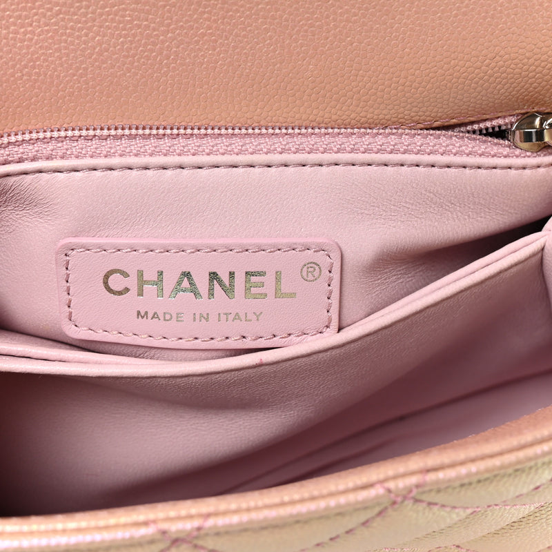 Chanel Iridescent Caviar Quilted Mini