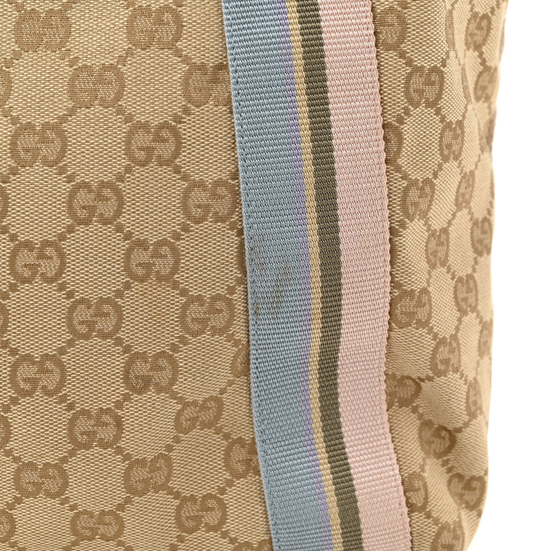 Gucci Gg Medium Web Handle Vertical Tote