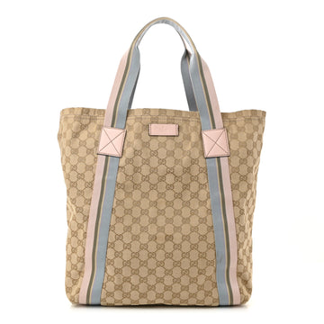 Gucci Gg Medium Web Handle Vertical Tote