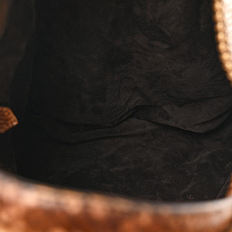 Gucci Snakeskin Large Horsebit Chain