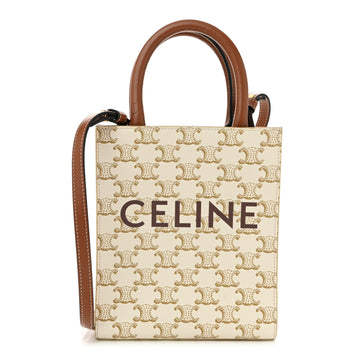 Celine Triomphe Canvas Calfskin Mini