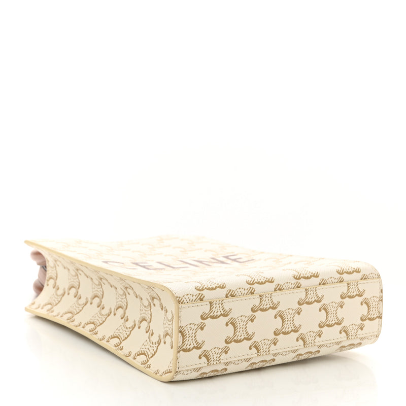Celine Triomphe Canvas Calfskin Mini