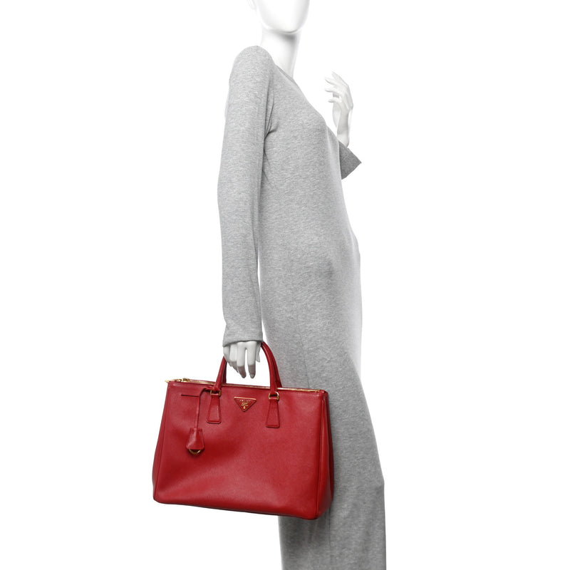 Prada Saffiano Lux Large Galleria Double