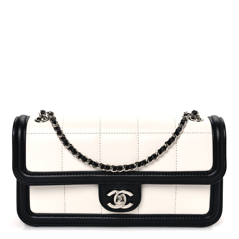 Chanel Lambskin Calfskin Chic Frame Flap
