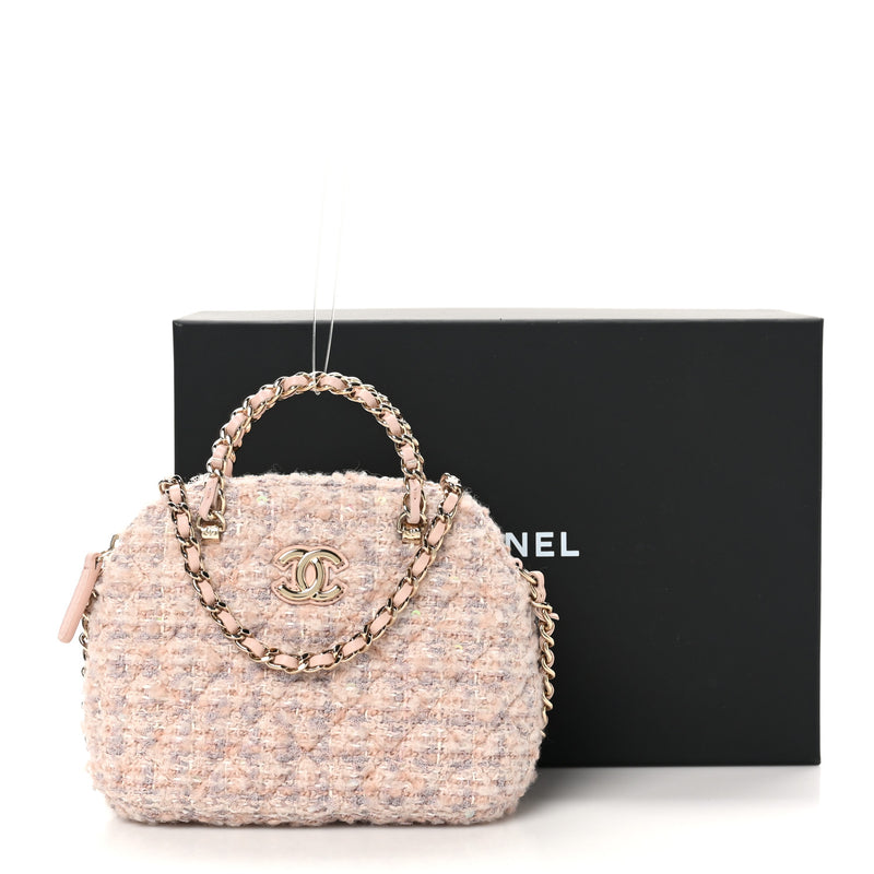 Chanel Cotton Wool Tweed Sequin Quilted