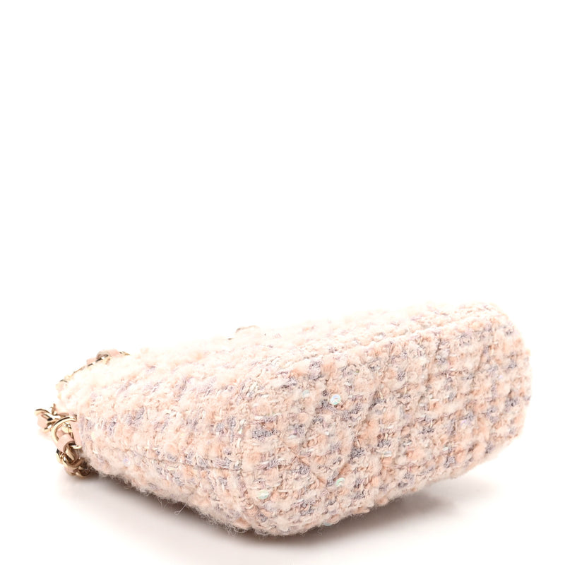 Chanel Cotton Wool Tweed Sequin Quilted
