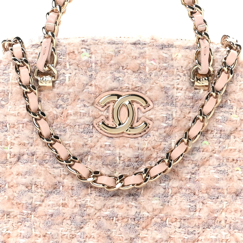 Chanel Cotton Wool Tweed Sequin Quilted