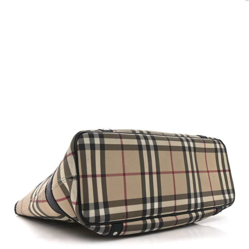 Burberry Vintage Check Studded Tote