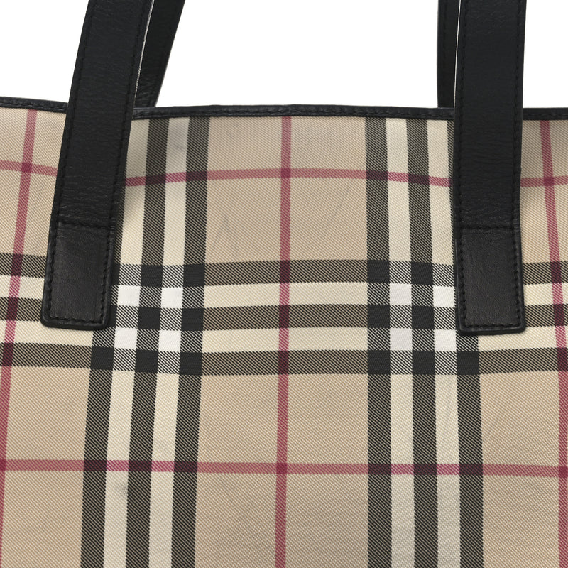 Burberry Vintage Check Studded Tote