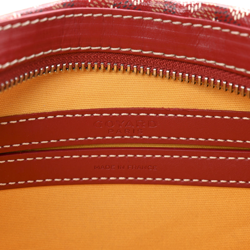 Goyard Goyardine Sac Cap Vert Red