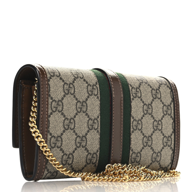 Gucci Gg Supreme Azalea Calfskin Web