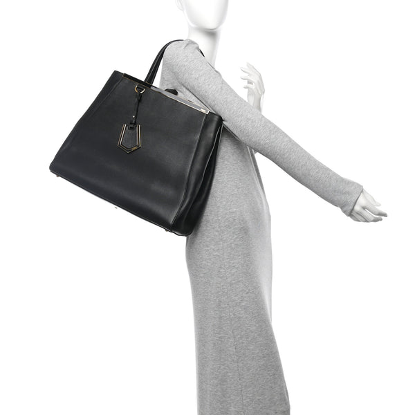 Fendi Vitello Elite Large 2Jours Tote