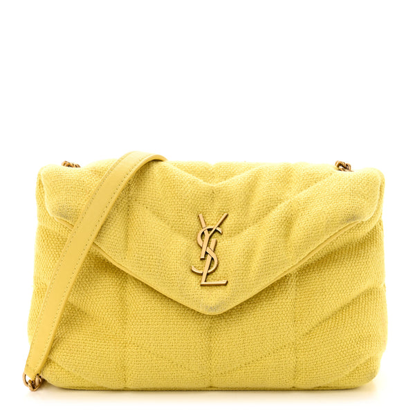 Saint Laurent Canvas Quilted Toy Loulou