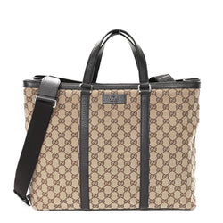 Gucci Gg Large Joy Tote Bag Dark Brown
