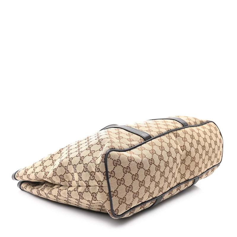 Gucci Gg Large Joy Tote Bag Dark Brown