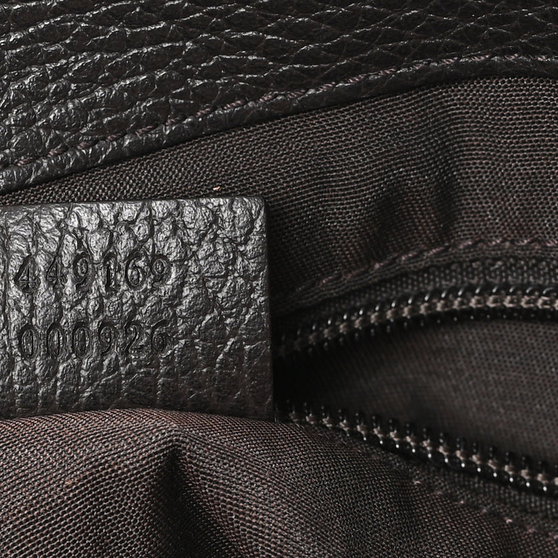 Gucci Gg Large Joy Tote Bag Dark Brown