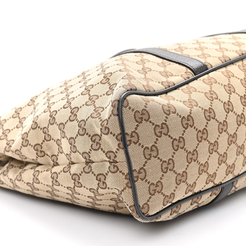 Gucci Gg Large Joy Tote Bag Dark Brown