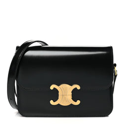 Celine Shiny Calfskin Teen Triomphe