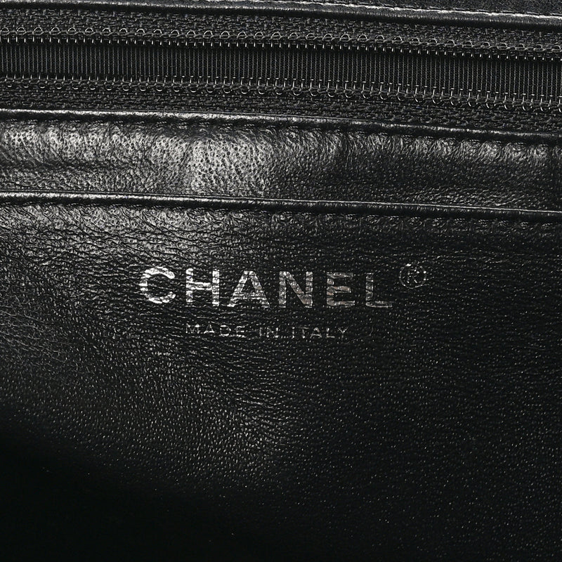 Chanel Patent Quilted Maxi Single Flap