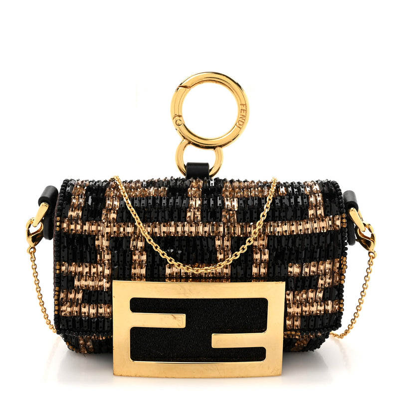 Fendi Crystal Vitello King Ff Beaded