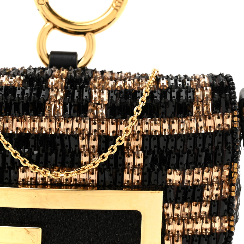 Fendi Crystal Vitello King Ff Beaded