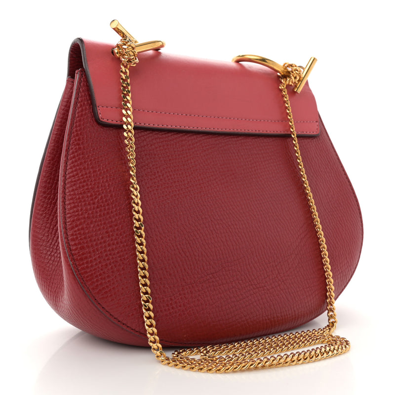 Chloe Grained Calfskin Lambskin Bi-Color