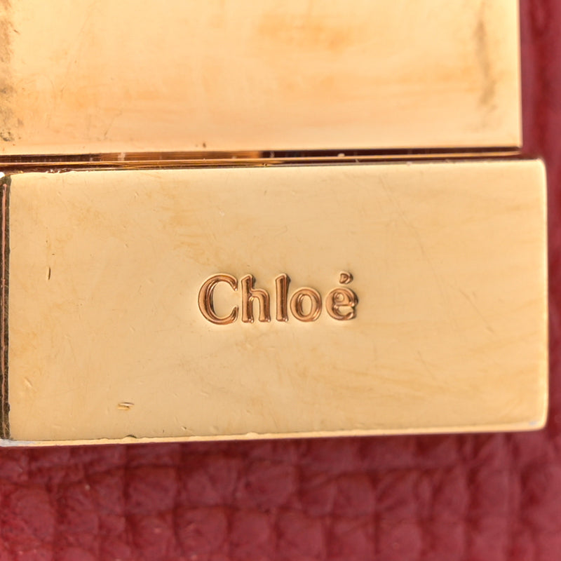 Chloe Grained Calfskin Lambskin Bi-Color
