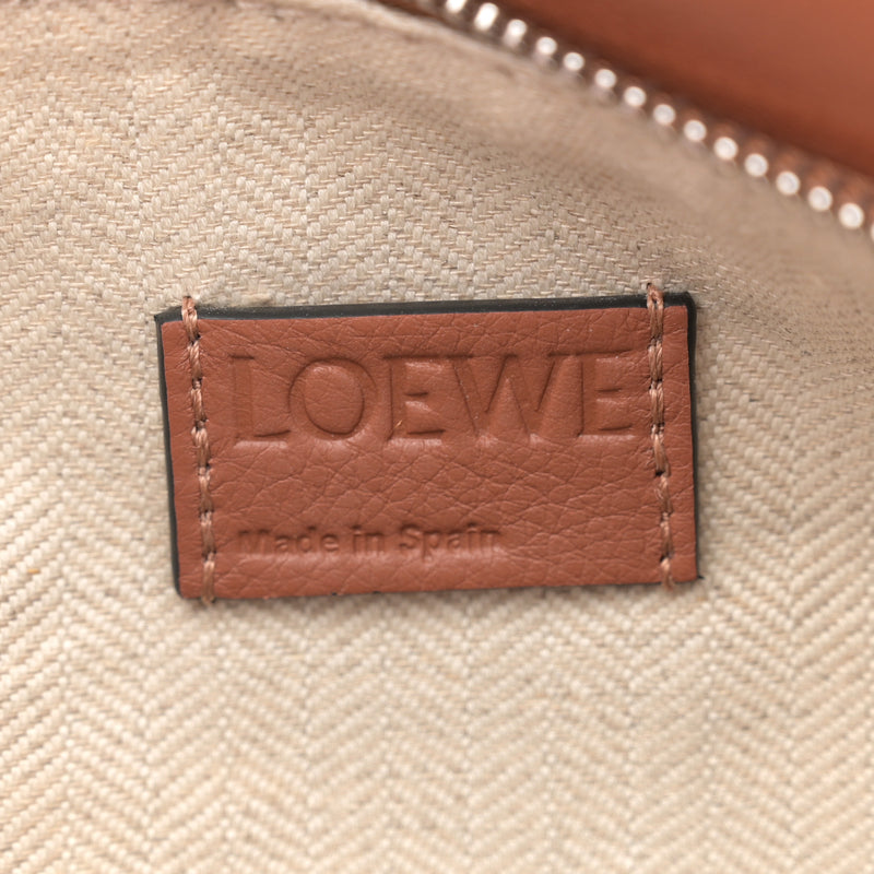 Loewe Calfskin Small Puzzle Edge Bag Tan