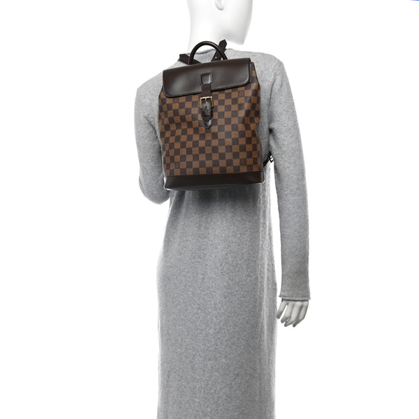 Louis Vuitton Damier Ebene Soho Backpack