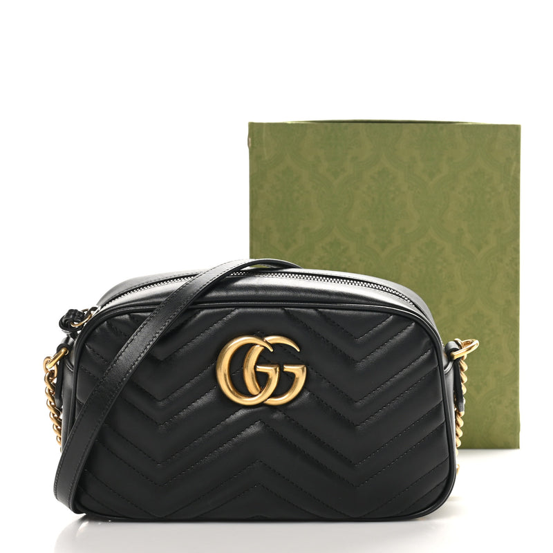 Gucci Calfskin Matelasse Mini Gg Marmont