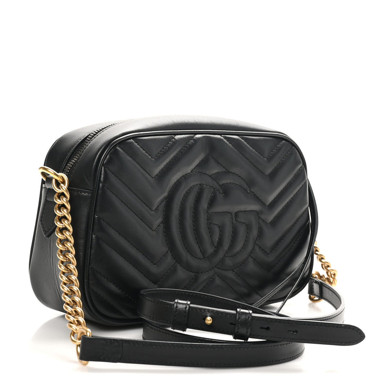 Gucci Calfskin Matelasse Mini Gg Marmont