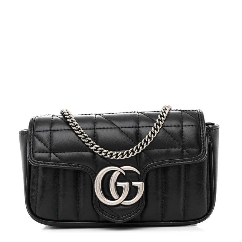 Gucci Calfskin Matelasse Aria Super Mini