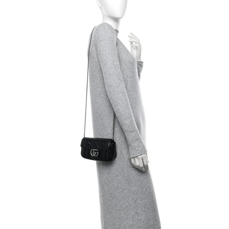 Gucci Calfskin Matelasse Aria Super Mini