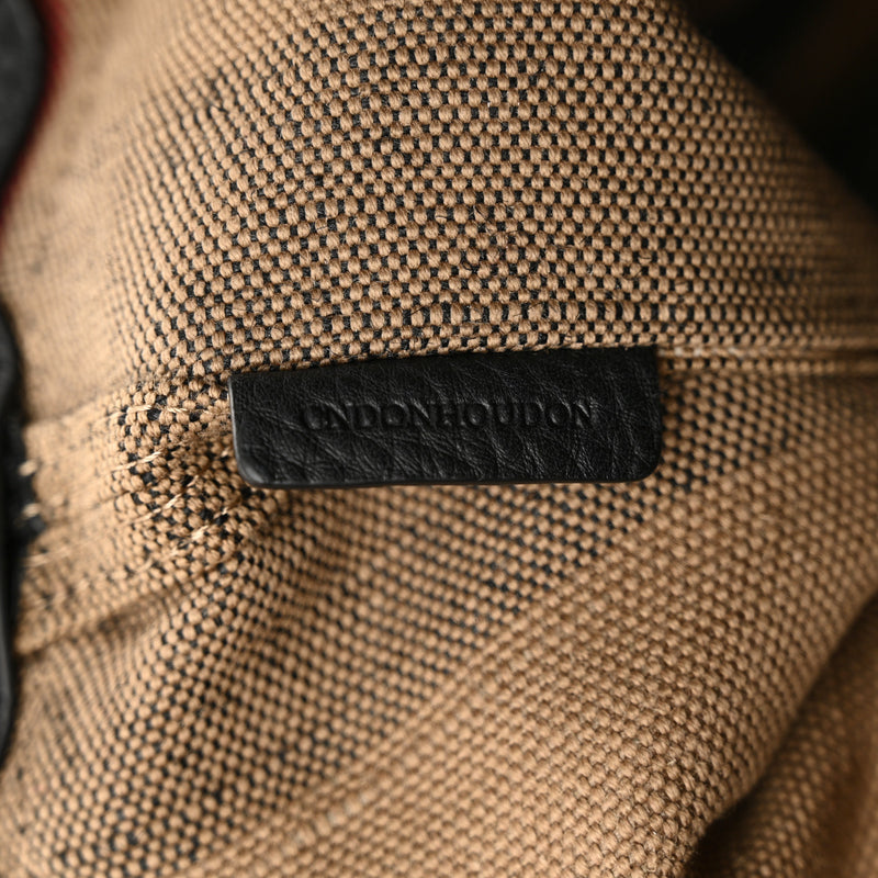 Burberry Grainy Calfskin Canvas Mega
