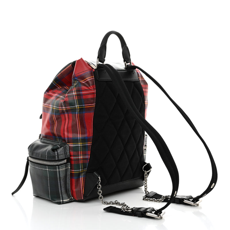 Burberry Laminated Tartan Patchwork